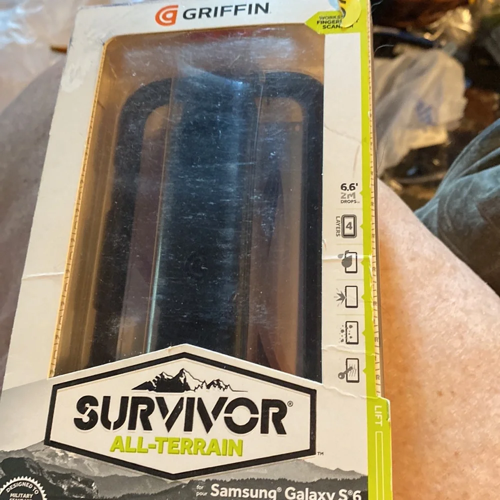 Griffin Survivor All-Terrain Samsung Galaxy S 6 black phone case
